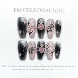 10pcs Handmade False Nails Removable And Reusable press-on Nail