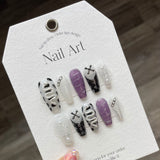 10pcs Glamorous Handcrafted Press-On Nails